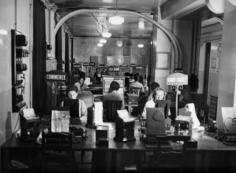 The Havas agency in Paris in the 1930s - AFP