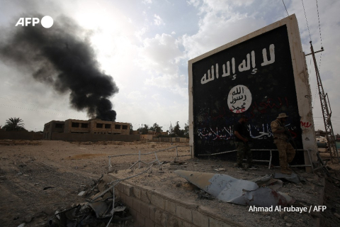 La ville irakienne de Qaïm occupée par le groupe Etat islamique de 2014 à 2017 - Ahmad al-Rubaye - AFP