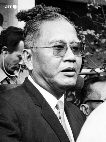 Le général sud-vietnamien Duong Van Minh, le 5 janvier 1971 - AFP